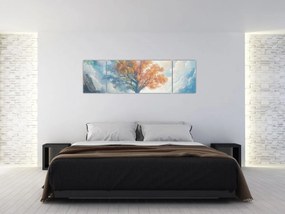 Obraz – Drzewo życia i miłości (170x50 cm)