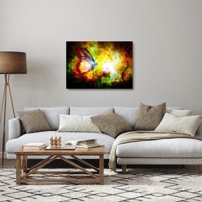 Obraz na szkle - Kosmiczny motyl (70x50 cm)