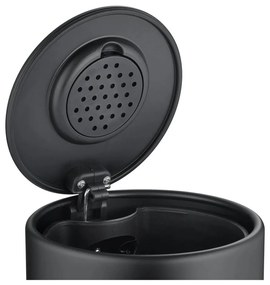 Stalowy kosz na śmieci z pedałem w kolorze matowej czerni 3 l Modo – Blomus