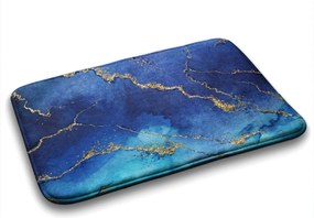 Dywanik antypoślizgowy do łazienki Dywanik antypoślizgowy do łazienki Niebieski marmur