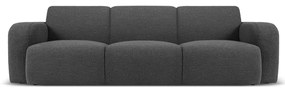 Ciemnoszara sofa z materiału bouclé 235 cm Molino – Micadoni Home