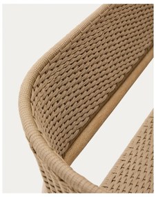 Beżowo-naturalna sofa ogrodowa z litego drewna akacjowego Arinella – Kave Home