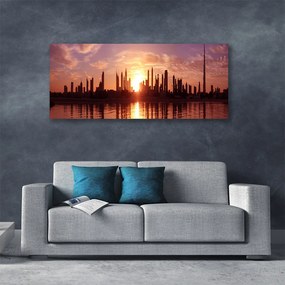 Zdjęcie na płótnie Panorama Nocnego Miasta