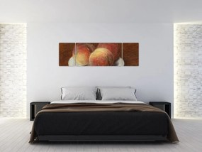 Obraz - Henri Fantin-Latour, Three Peaches on a Plate, reprodukcje (170x50 cm)