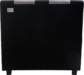 Łóżko MCW-E14 Auto,  czarno-srebrne