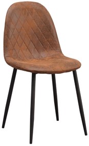 Krzeso ze sztucznej skóry Teok w kolorze czarnym