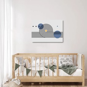 Obraz na szkle - Minimalistyczna abstrakcja N⁰1 (70x50 cm)