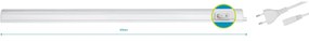 Retlux RLL 509 Liniowa oprawa LED z rurką T5,zimna biel, 87,3 cm