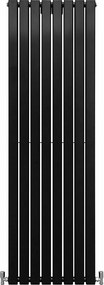 Grzejniki panelowe designerskie, matowo czarne, 1800 mm x 560 mm