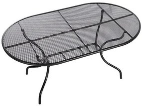 Metalowy zestaw ogrodowy PALMA II. 1 + 4 Stół owalny 190x105 cm