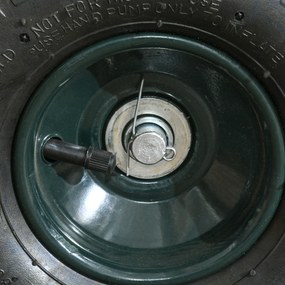 Outsunny Wózek Warsztatowy z Koszem na Narzędzia Zielony | Aosom PL