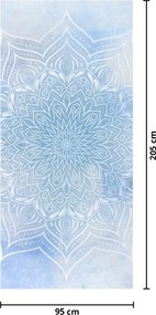 Fototapeta na drzwi - Zimowa mandala (95x205cm)
