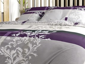 PrzytulneMieszkanie.pl PrzytulneMieszkanie.pl Pościel bawełniana DELUXE fioletowa Rozmiar pościeli: 2 szt 70 x 90 cm | 200 x 220 cm