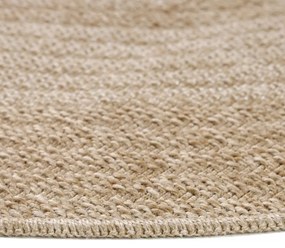 Dywan zewnętrzny okrągły Comilla beżowy 200 cm x 200 cm
