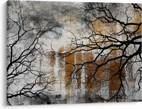 Obraz - Sylwetki drzew (70x50 cm)