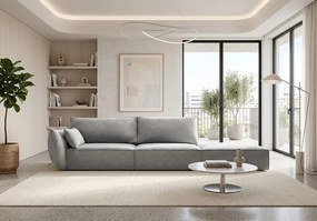 Szezlong prawy Cookie 264 x 110 cm Manila 15 szary