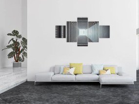 Obraz - Widok z wnętrza budynku (125x70 cm)
