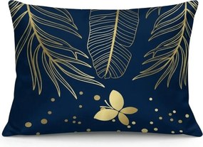Poszewka na poduszkę z mikrofibry VISATA 70x90 cm, czarna