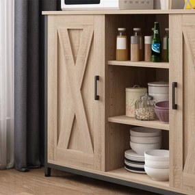 Szafka boczna z otwartymi półkami komoda