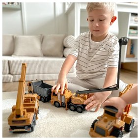 Woopie wielki zestaw auta budowlane 6w1