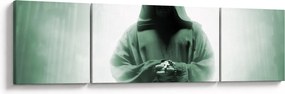 Obraz - Mnich w ciemności (170x50 cm)