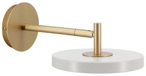 Jasnoszary kinkiet LED ze ściemniaczem ø 15 cm Asteria Wall Short – UMAGE