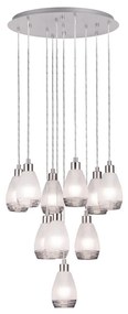 Eglo 39503 - Żyrandol na lince SIRACUSA 10xE27/60W/230V