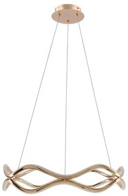 Lampa wisząca LED w kolorze mosiądzu ø 50 cm Vave – Candellux Lighting