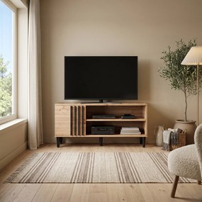 Szafka RTV stojąca ARTIANO 120 cm do Salonu pod Telewizor - Dąb artisan
