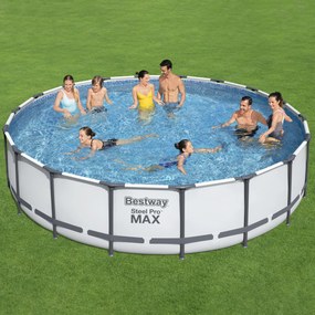 Basen stelażowy Steel Pro Max 549 x 122 cm 23062 l BESTWAY