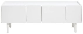 Biała szafka pod TV 160x55x45 cm Bera – Unique Furniture