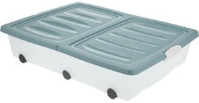 Pojemnik na kółkach, 80 x 60 x 17 cm, zielony
