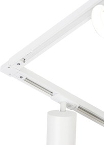 Nowoczesny system szynowy z 5 białymi reflektorami 1-fazowymi GU10 70mm - Iconic Jeana Luxe