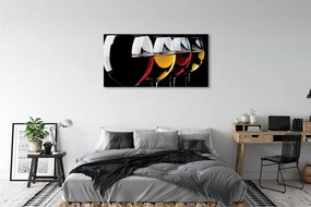 Fotoobraz na płótnie Minimalistyczne Kieliszki W Czerni