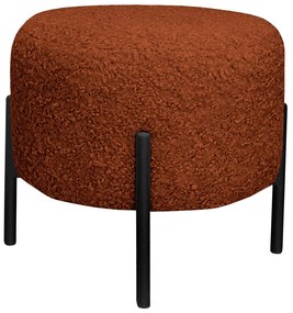 Pufa OLA LOFT ławka podnóżek metal czarny Rolf10