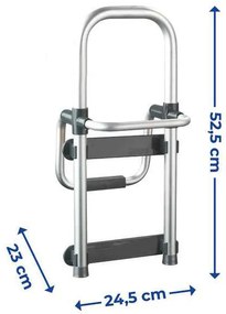 Poręcz na wannę SECURA, aluminium