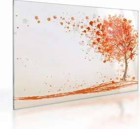 Obraz na szkle - Drzewo na wietrze (70x50 cm)