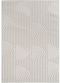 Dywan nowoczesny 3D Helix Geometria kremowy 240 cm x 340 cm