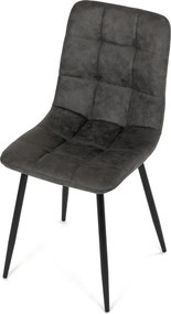 Zestaw krzeseł do jadalni Vintage CT-281 BK3, 4 szt.