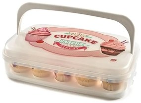 Różowy pojemnik na babeczki/muffiny Snips Sweet