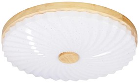 Biała lampa sufitowa LED 38x38 cm Lemo – Candellux Lighting