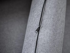 Szara sofa 2-osobowa MANDI VELVET