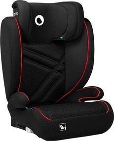 Lionelo - Fotelik samochodowy HUGO i-Size 100-150 cm czarny/czerwony
