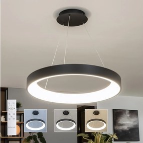 Brilagi - ściemnialna lampa wisząca LED na lince FALCON II LED/99W/230V Ø 60 cm czarna + pilot