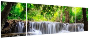 Obraz wodospadu w Kanchanaburi, Tajlandia (170x50 cm)
