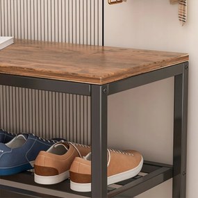 Szafka na buty z 3 półkami - 50x60x30 cm