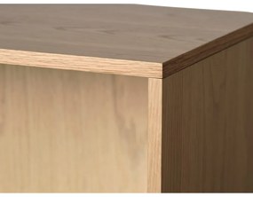 Regał w dekorze dębu 140x90 cm Ponza – Unique Furniture