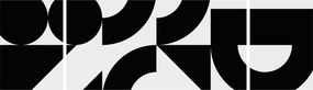 Obraz - Abstrakcja geometryczna N⁰2 (170x50 cm)