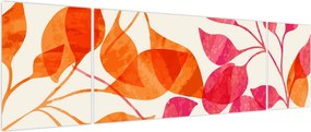 Obraz - Liście pomarańczy (170x50 cm)
