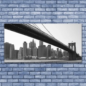 Zdjęcie na płótnie Miejski Most nad Kanałem